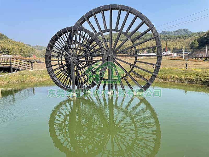 清遠花川谷水車